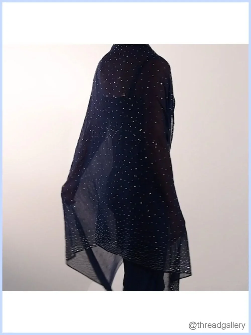 Women's Starry Night Evening Shawl Wrap, Shiny Scarf for Formal Wear,